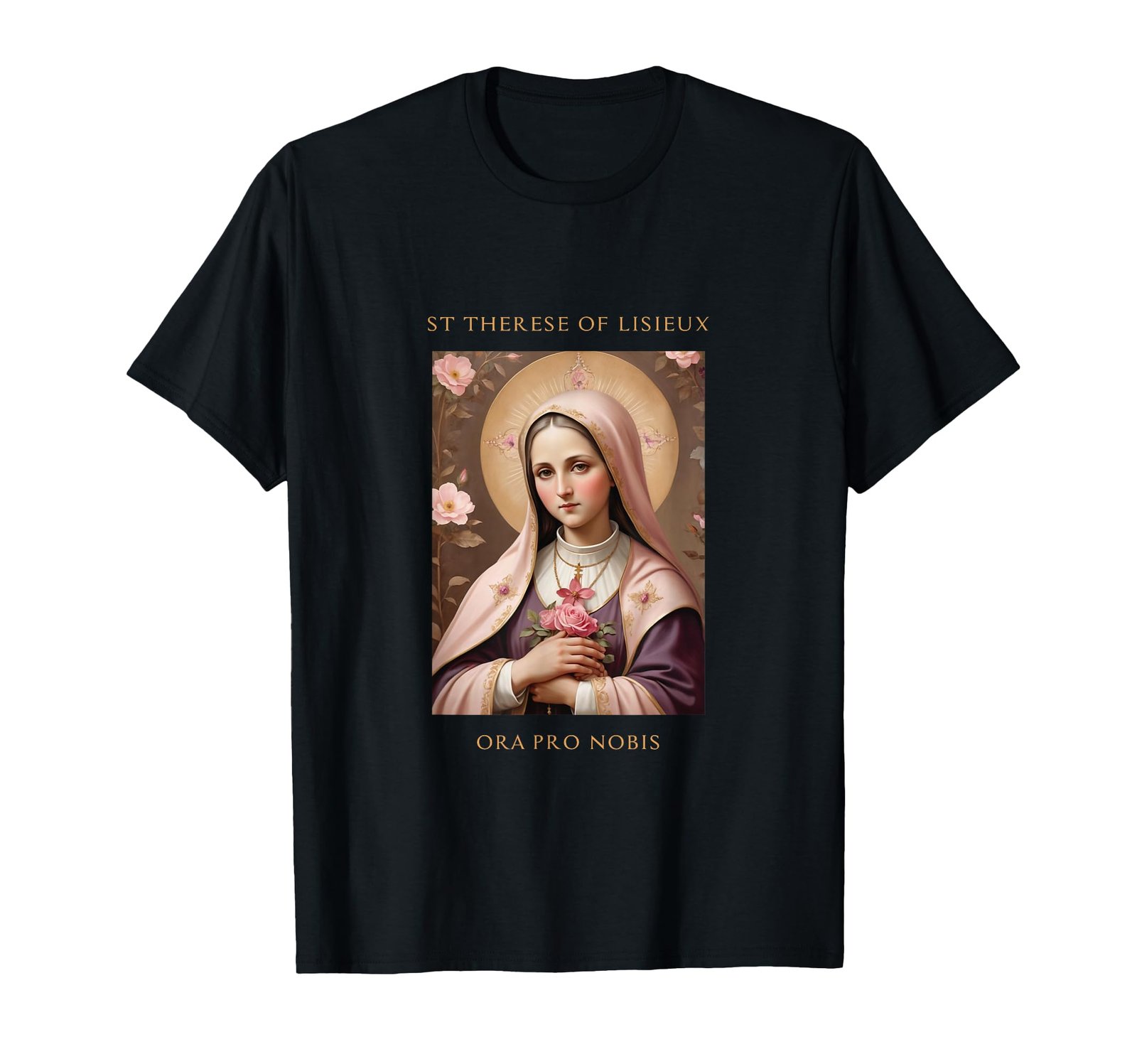 Heilige Therese von Lisieux römisch-katholisch T-Shirt - Image 1