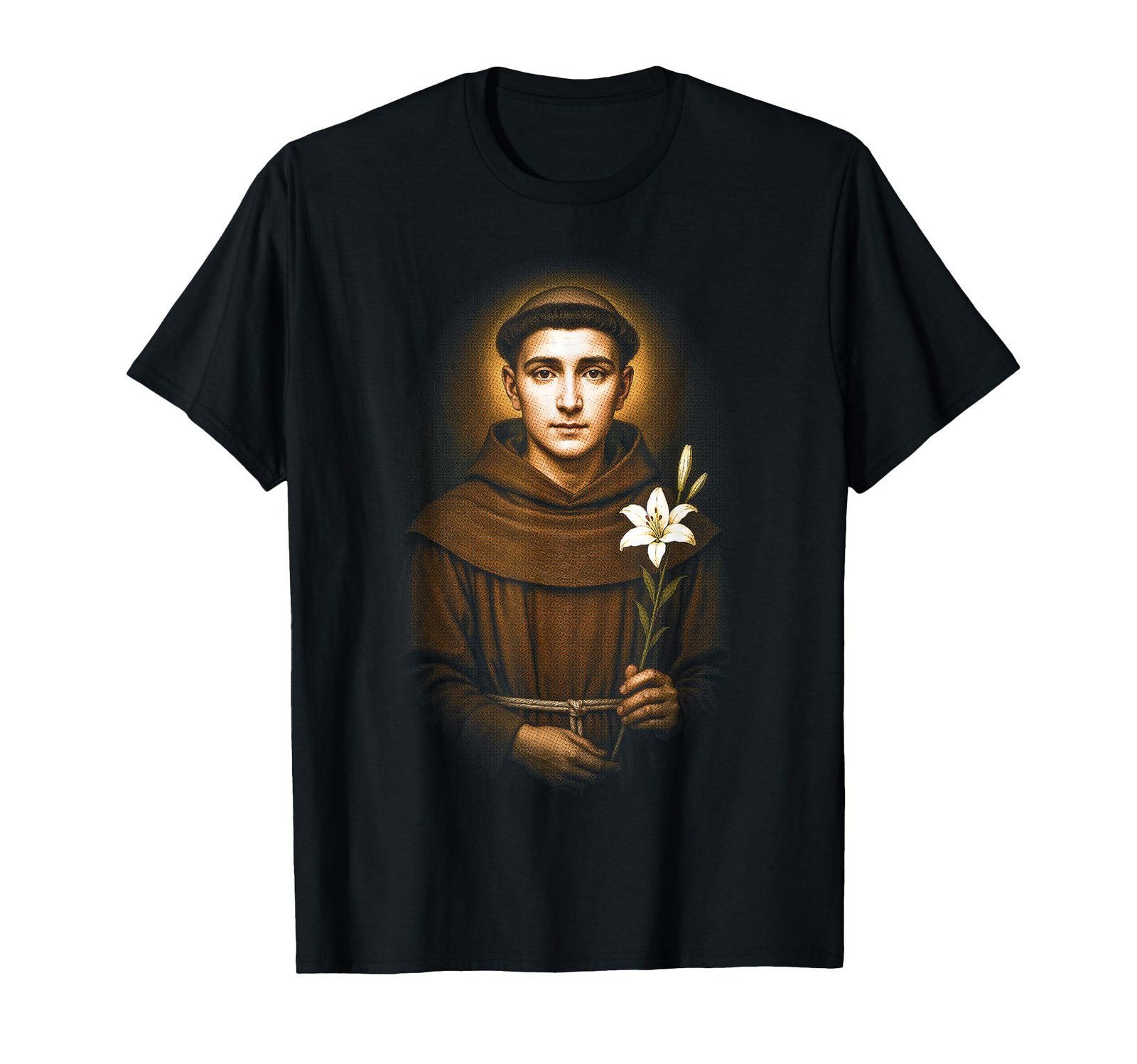 Heiliger Antonius von Padua, katholischer Heiliger Antonius Christian T-Shirt - Image 1