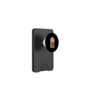 Hildegard Of Bingen Buntglas PopSockets PopWallet für MagSafe - Image 1