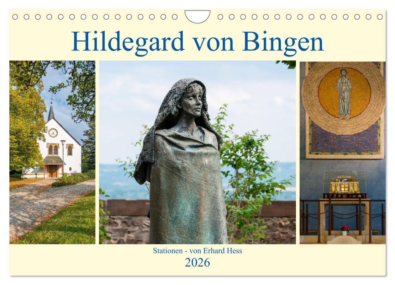 Hildegard von Bingen - Stationen (Wandkalender 2026 DIN A4 quer), CALVENDO Monatskalender: Stationen der Hildegard v. Bingen in Bildern (CALVENDO Glaube) - Image 1