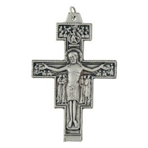 Holyart Anhänger Kreuz von San Damiano aus Metall 5,8cm - Image 1
