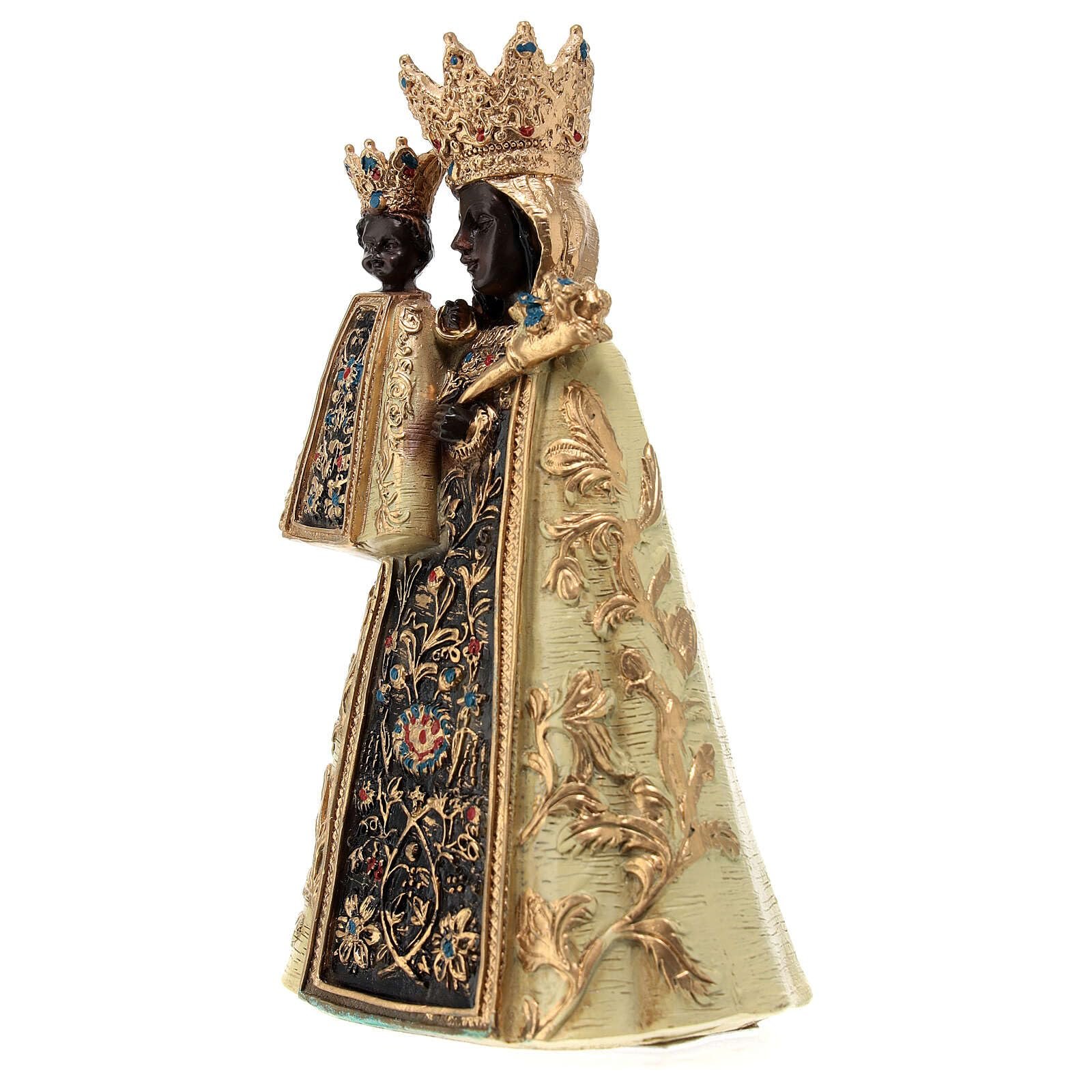 Holyart Schwarze Madonna von Altötting, Resin, koloriert, 12 cm - Image 3