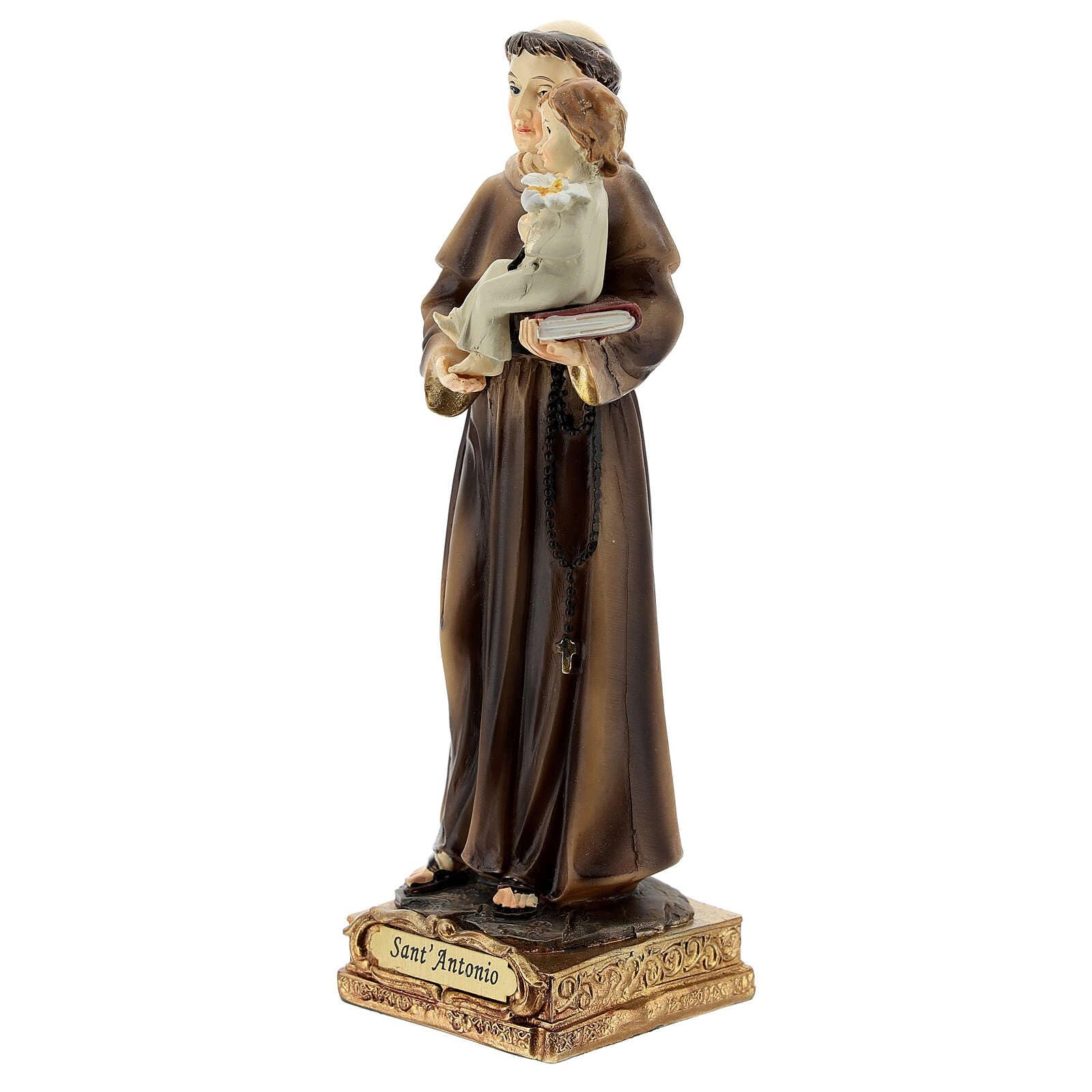 Holyart Statuen aus Resin und PVC: Statue aus Harz Antonius von Padua, 15 cm - Image 2