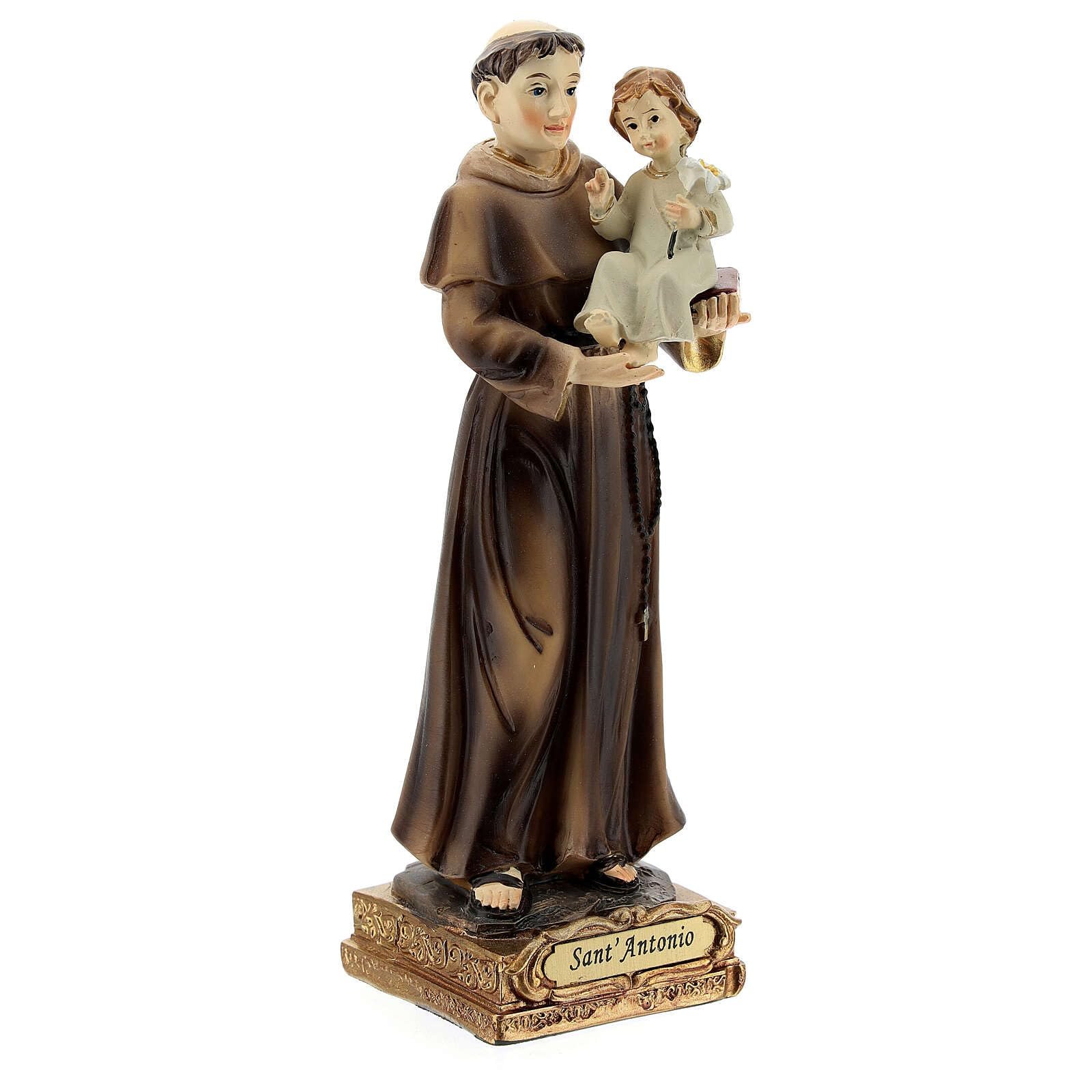 Holyart Statuen aus Resin und PVC: Statue aus Harz Antonius von Padua, 15 cm - Image 3