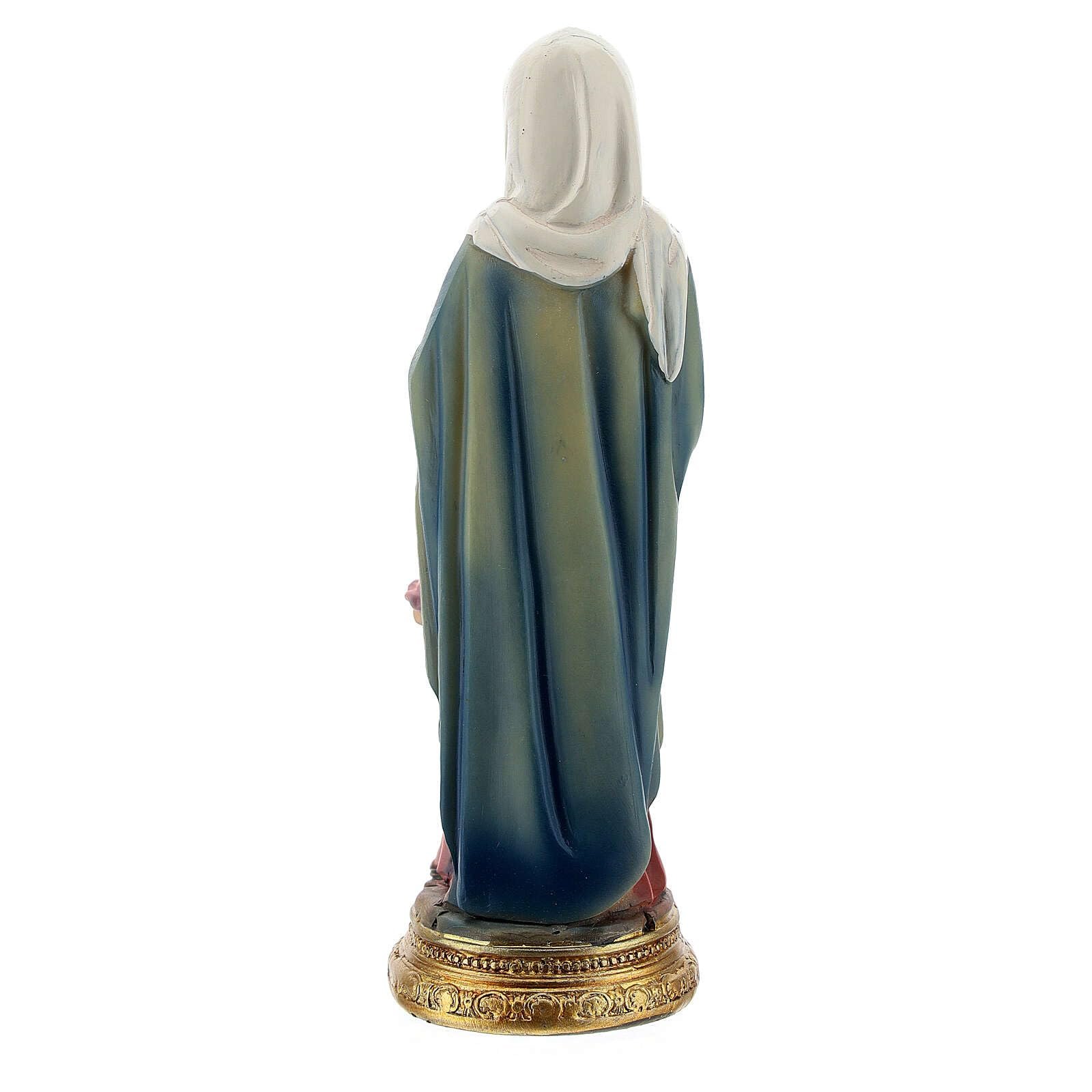 Holyart Statuen aus Resin und PVC: Statue aus Harz Heilige Anna mit Maria als Kind, 10 cm - Image 3