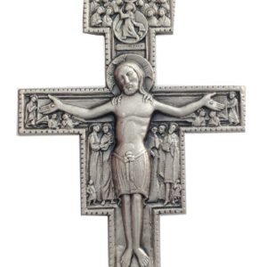 I G J Sankt Damiano Kreuz aus massivem 925er Silber - Image 1
