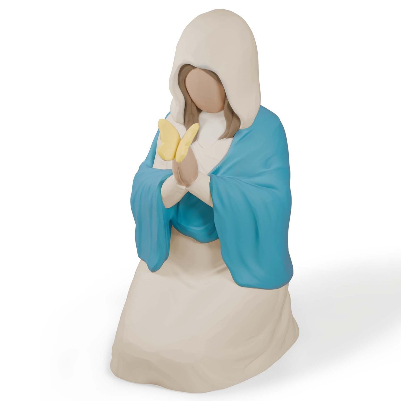 IDISON Statue der Jungfrau Maria, religiöse Geschenke zur Ermutigung und Heilung der besten Wünsche für Frauen, Konfirmationsgeschenke aus Harz für Teenager Mädchen - Image 1