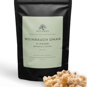 Incensera Weihrauch Oman 50 g - Baumharz zum Räuchern & Ausräuchern negativer Energie, Hochwertiges Räucherwerk, Harz & Frankincense, Perfekt für Hausreinigung - Image 1