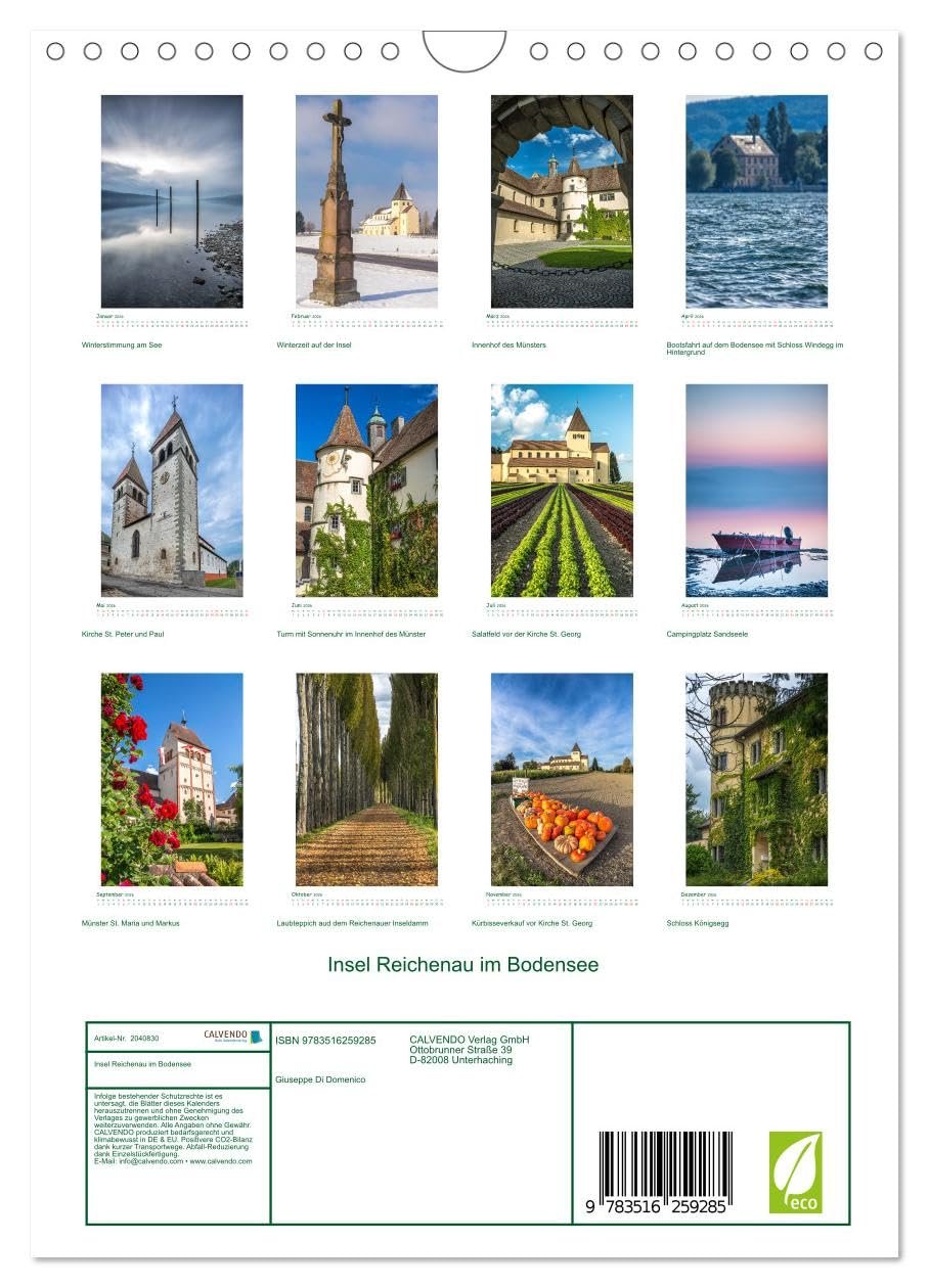 Insel Reichenau im Bodensee (Wandkalender 2026 DIN A4 hoch), CALVENDO Monatskalender: Insel Reichenau - Inseljuwel im Bodensee (CALVENDO Orte) - Image 2