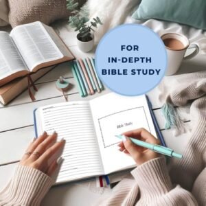 JOTFLY Bibelstudium-Tagebuch, Kirchennotizen, Notizbuch für Notizen und Reflexion, geführtes Bibelstudium, religiöse Geschenke und Bibelstudiumsbedarf (Mystic Blue) - Image 10