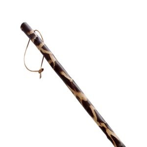 Jagd-Schnitzerei Peter Wanderstock Holz in Tarnoptik „GRAVUR BIS ZU 15 ZEICHEN IM PREIS ENTHALTEN“ 98-150 cm - Image 1