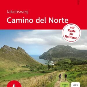 Jakobsweg - Camino del Norte, Rother Wanderführer: 29 Etappen auf dem Küstenweg von Irun bis Santiago de Compostela. Mit Route bis Finisterre. Mit GPS-Tracks - Image 1