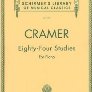 Johann Baptist Cramer: Eighty-Four Studies (Schirmer's Library of Musical Classics): Books. I-iv, Complete - Image 1