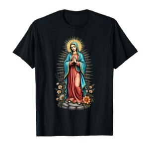 Jungfrau Maria Ikonographie religiöse katholische Kunst Design T-Shirt - Image 1