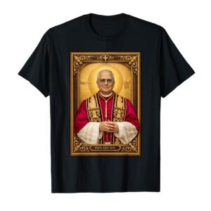 Katholische Ikone von Papst Leo XIV T-Shirt - Image 1