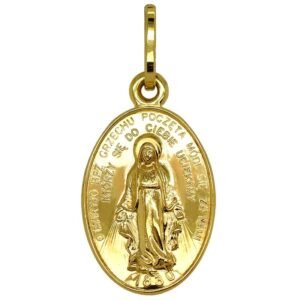 KingGold Polnische Wundermedaille, Muttergottes von der Unbefleckten Empfängnis S - Image 1