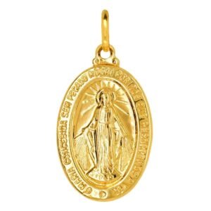 KingGold Wunderbare Medaille, Muttergottes von der Unbefleckten Empfängnis Xs - Image 1