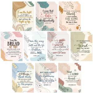Kinlop Christliche Geschenke für Frauen, Gebetstagebuch, kleiner Bibelvers, Notizbuch, religiöse, inspirierende Schrift, Zitate, Taschennotizblöcke für Weihnachten, Sonntag, Schule, Kirche, Lehrer - Image 1