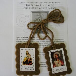 Kleines Skapulier, braun - Image 1