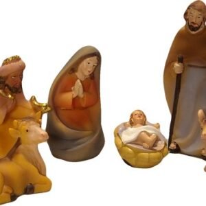 Krippenfiguren, 11tlg. Höhe 10cm, handbemalen - Image 1