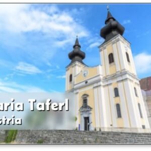 Kühlschrankmagnet Kirche in Maria Taferl, Niederösterreich, Kühlschrankmagnet - Image 1