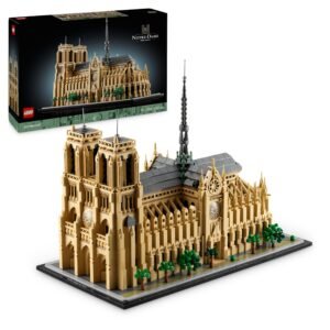 LEGO Architecture Notre-Dame de Paris, Sammlerstück für Erwachsene, Souvenir aus Frankreich, Geschenk für Frauen, Männer, Globetrotter und alle Geschichtsbegeisterten, architektonische Modellbau 21061 - Image 1