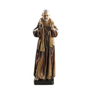 MILAGROS Needzo PLC 20,3 cm Kunstharzfigur St. Padre Pio Pius - Image 1