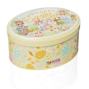 M&SENSE Osterkerzen Oval Jenny Dose Frühlingskerze, Süße Vanille Duftende Sojakerze, Weiße Schokolade Naturkerzen Für Kinder, Valentinstag Geschenke für Sie - Image 1