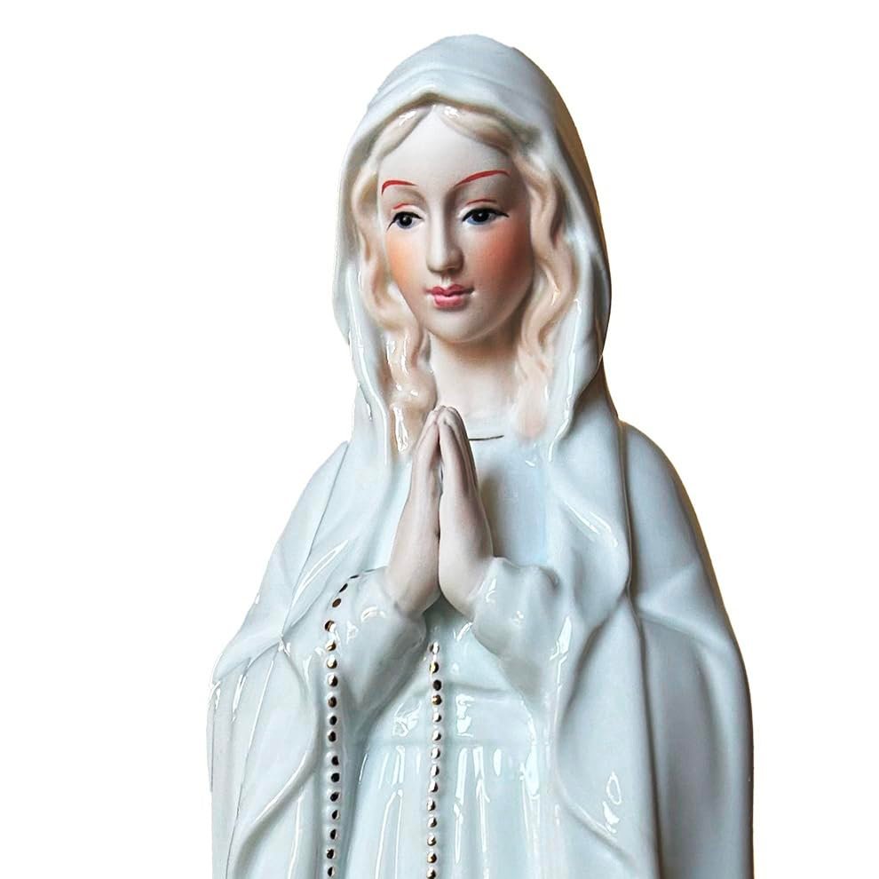 MTME Porzellan-Figuren, Lourdes und St. Bernadette, Renaissance-Kollektion, religiöse Statue, Heimdekoration - Image 3