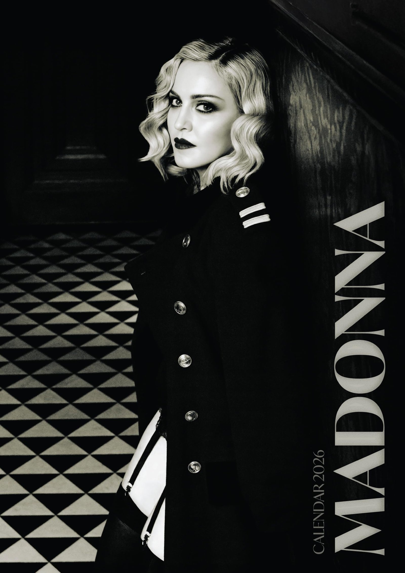 Madonna Wandkalender 2026, A3 29,7 x 42 cm, 12 Monatsfotos, Wirobound, vollfarbig - Image 1