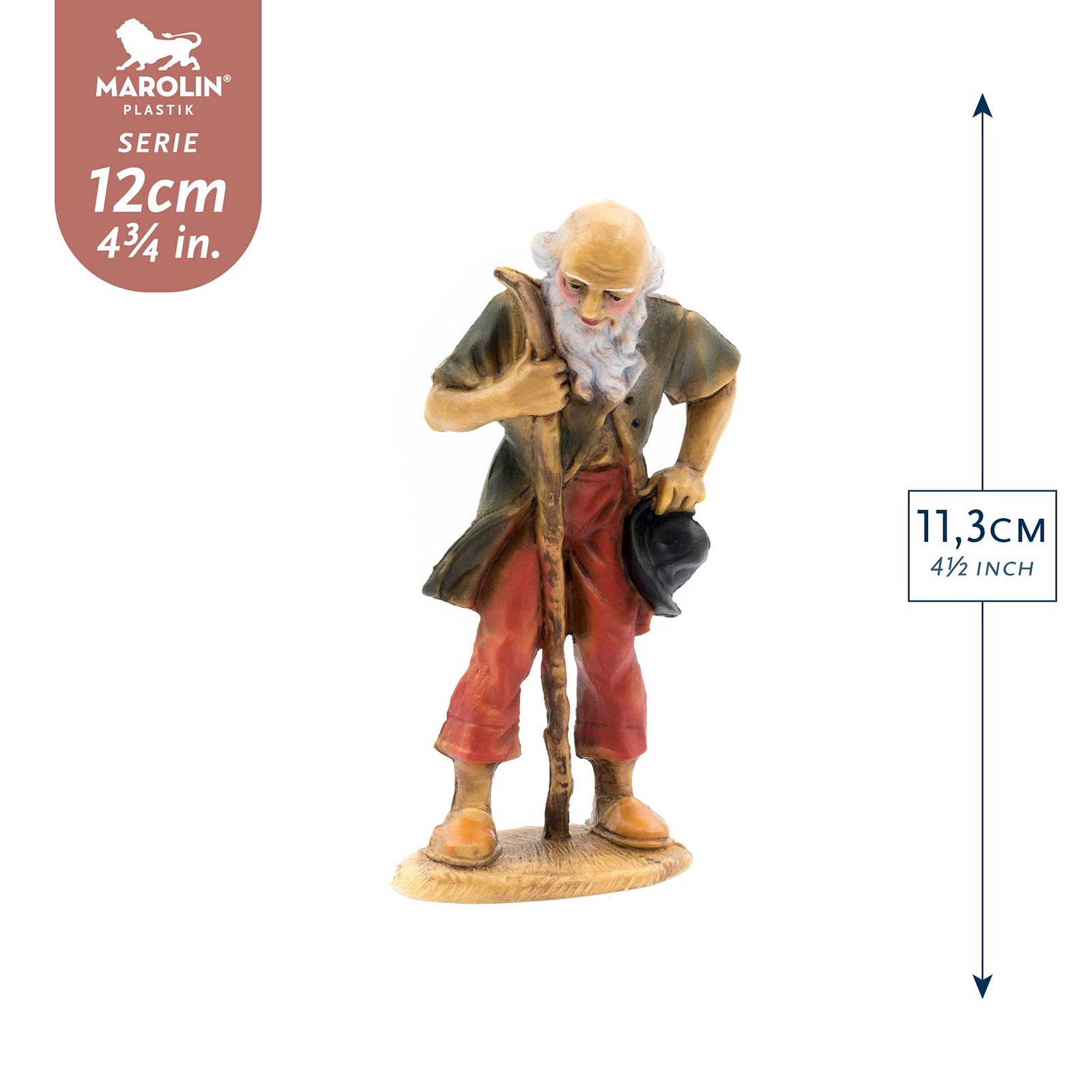 Marolin Hirte alt, zu 12cm Fig. (Kunststoff) - Image 2