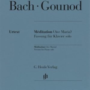 Méditation, Ave Maria (Johann Sebastian Bach); Klavier zu zwei Händen: Besetzung: Klavier zu zwei Händen (G. Henle Urtext-Ausgabe) - Image 1