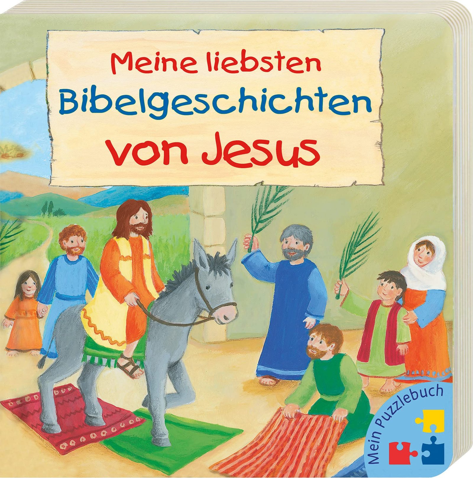 Mein Puzzlebuch: Meine liebsten Bibelgeschichten von Jesus: Pappbilderbuch mit 6 Puzzles mit je 6 Teilen - Image 1