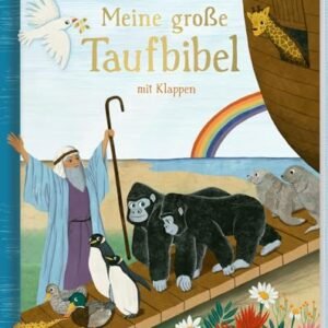 Meine große Taufbibel mit Klappen: Hochwertige erste Kinderbibel für Kleinkinder ab 2 Jahren, das perfekte Geschenk zu Geburt und Taufe - Image 3