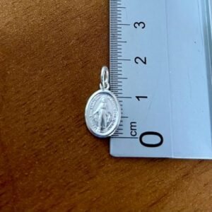 Minoplata Mini-Medaille Wundertätige Jungfrau aus 925er Sterlingsilber, 11 mm x 9 mm, Pequeño, Sterling-Silber, Kein Edelstein - Image 10