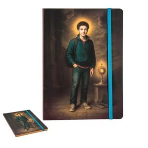 Mundo De Brujas San Carlo Acutis Notizbuch A5 / Notebook San Carlos Acutis - Image 1