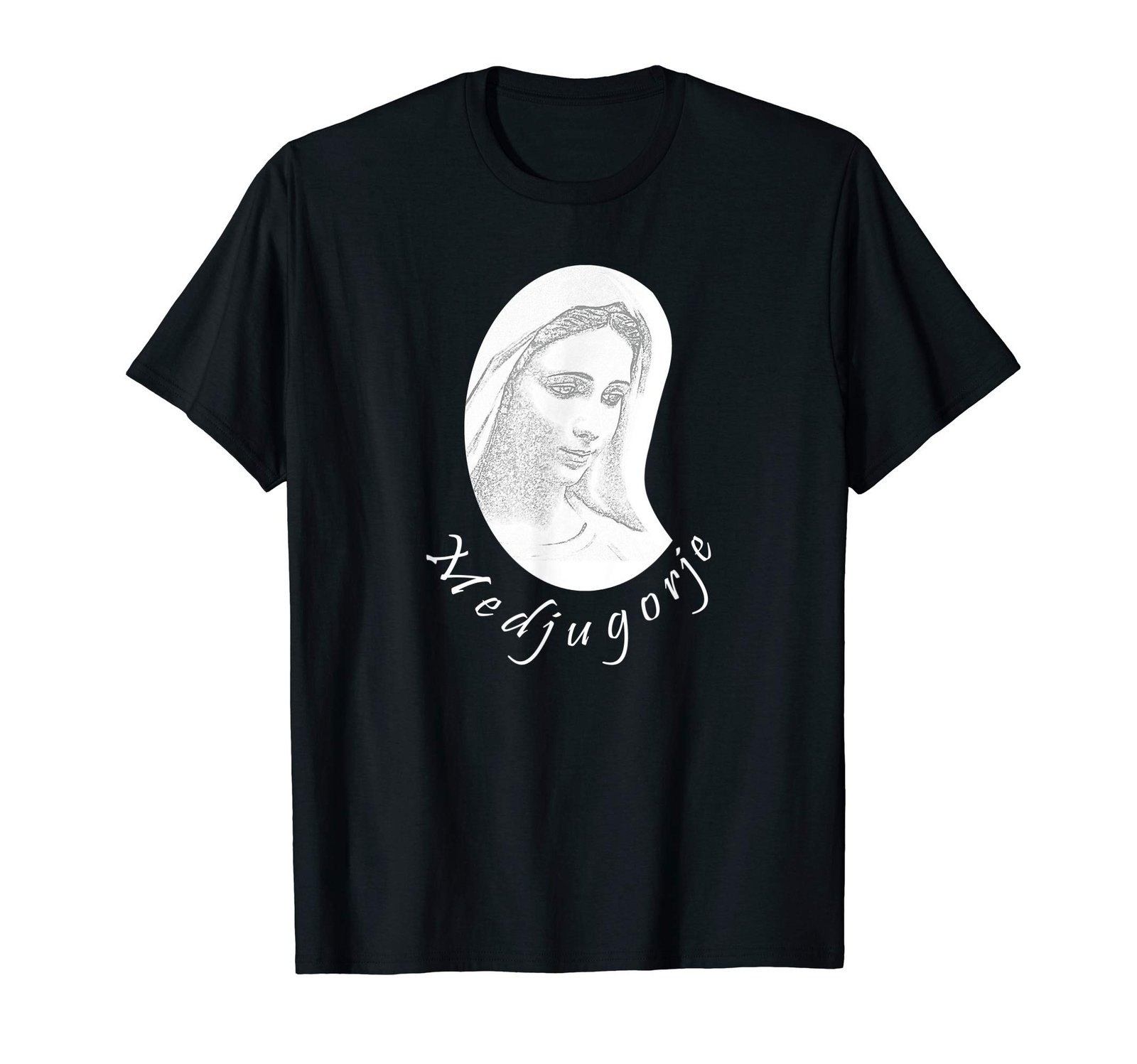 Muttergottes Königin des Friedens Medjugorje Jungfrau Maria T-Shirt - Image 1