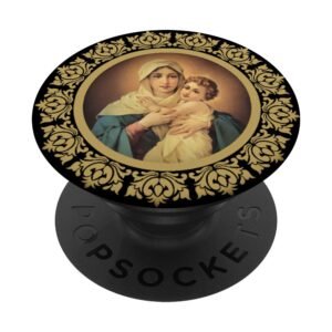 Muttergottes von Schönstatt Mutter dreimal bewundernswerte PopSockets Klebender PopGrip - Image 1