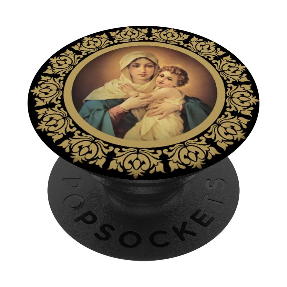 Muttergottes von Schönstatt Mutter dreimal bewundernswerte PopSockets Klebender PopGrip - Image 1