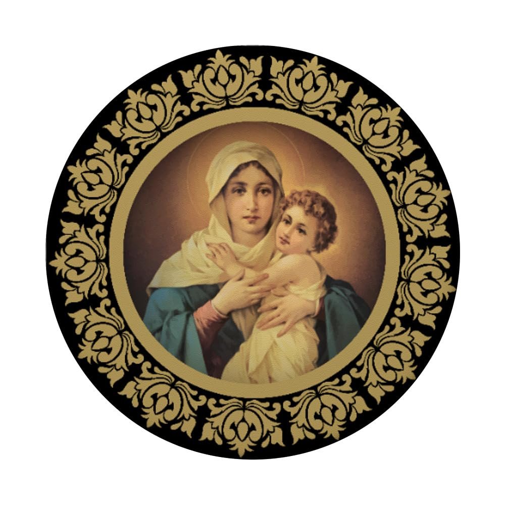 Muttergottes von Schönstatt Mutter dreimal bewundernswerte PopSockets Klebender PopGrip - Image 3