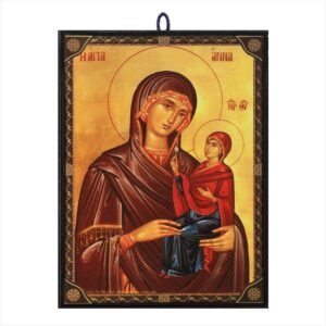 NKlaus Ikone Heilige Anna 9,7x13,5x1,2cm Christliche Ikone orthodox aus Griechenland 60010 - Image 1