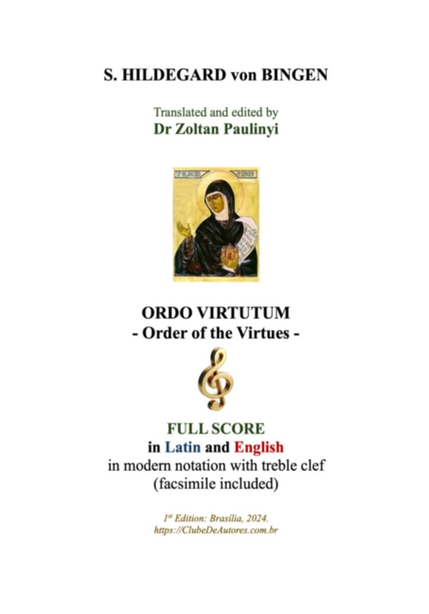 Ordo Virtutum (order Of The Virtues): Full Score In Latin A - Image 1