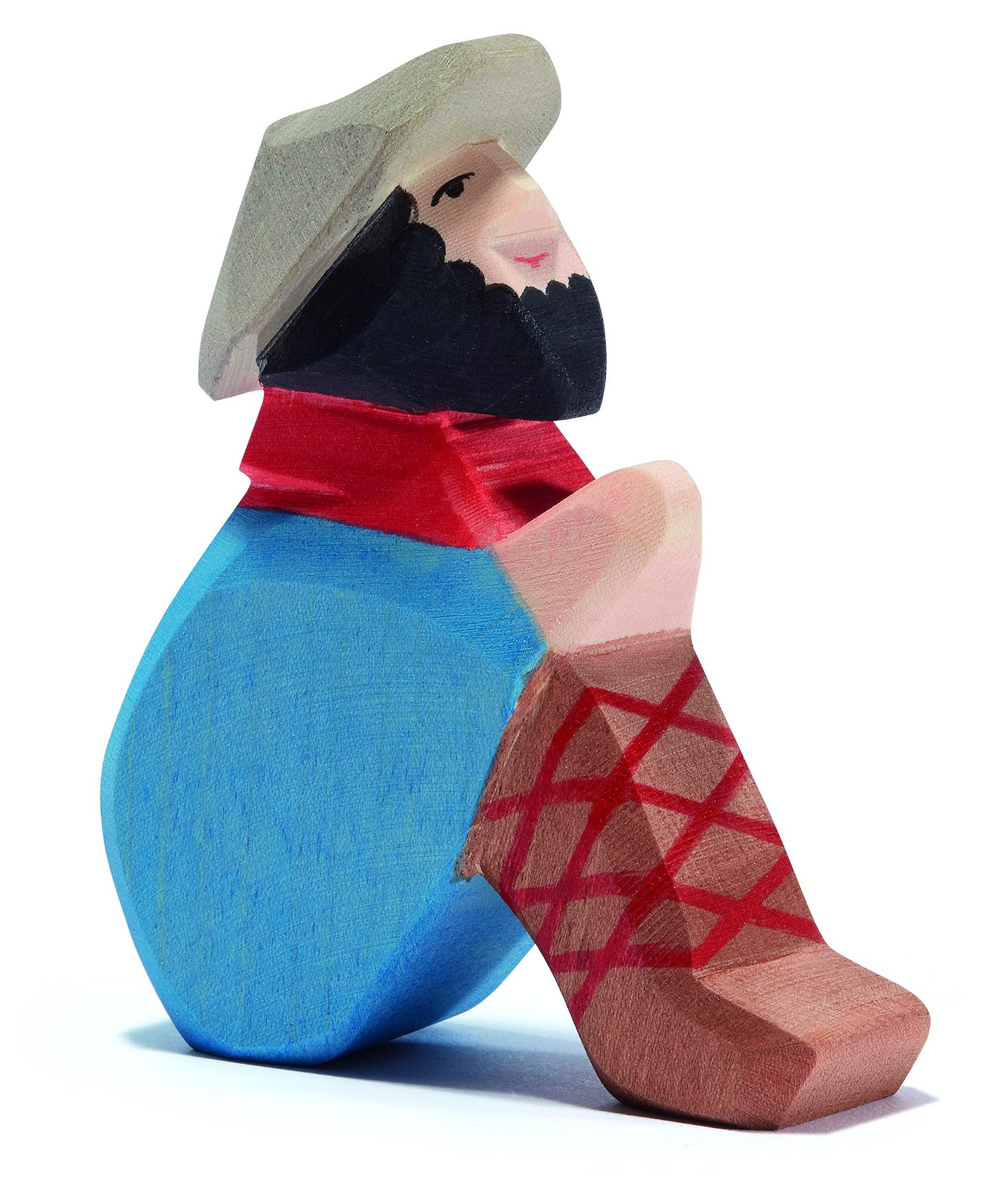 Ostheimer 40503 Hirte sitzend aus Holz Höhe 10,5cm Weihnachten Krippenfiguren - Image 1