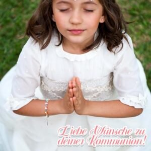 Otuuz Kommunion Geschenke für Mädchen Armband mit Kreuz Buntes Perlenarmband und Kommunionkarte Rosenkranz Erstkommunion Geschenke für Jungen Kinder Taufe - Image 10
