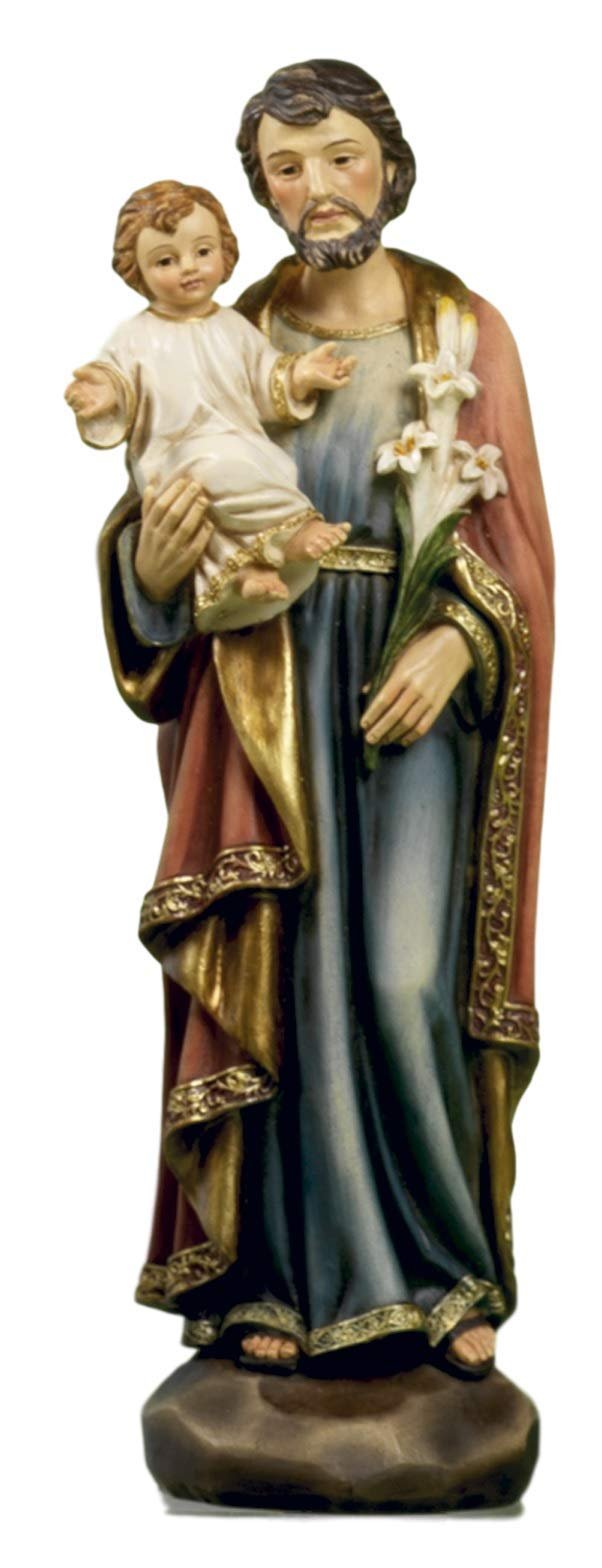 PABEN Statue des Heiligen Joseph aus Kunstharz, 20 cm von - Image 1