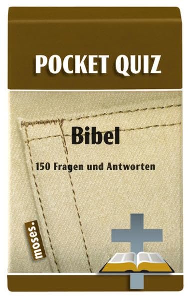 Pocket Quiz Bibel: 150 Fragen & Antworten (Pocket Quiz / Ab 12 Jahre /Erwachsene) - Image 1
