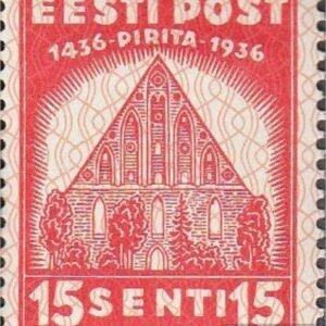 Prophila Collection Estland 122 postfrisch ** MNH 1936 Brigittenkloster Pirita (Briefmarken für Sammler) Christentum - Image 1