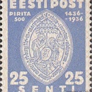 Prophila Collection Estland 123 postfrisch ** MNH 1936 Brigittenkloster Pirita (Briefmarken für Sammler) Christentum - Image 1