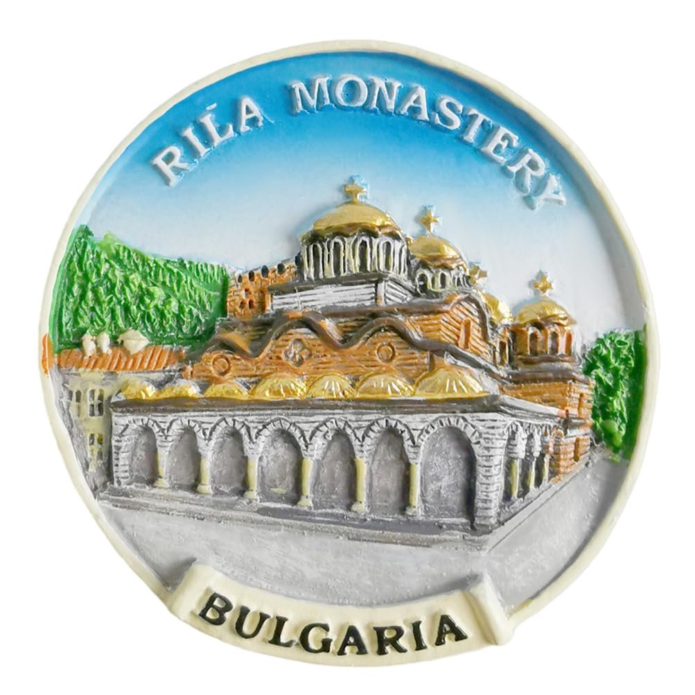 Rila Kloster Bulgarien Kühlschrankmagnet Reise Souvenir Kühlschrank Dekoration Magnetaufkleber 3D Handwerk - Image 1