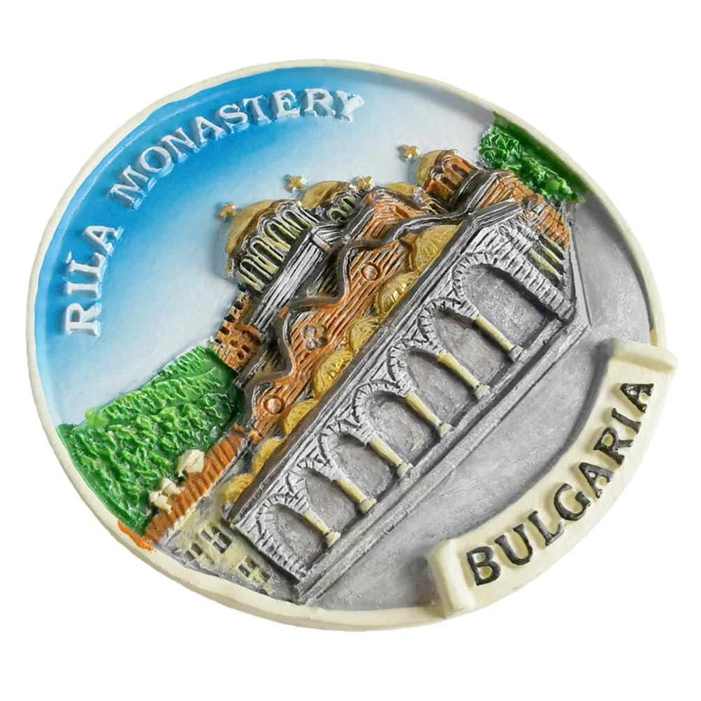 Rila Kloster Bulgarien Kühlschrankmagnet Reise Souvenir Kühlschrank Dekoration Magnetaufkleber 3D Handwerk - Image 3